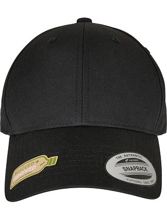 Flexfit 7706RS 6-panelová snapbacková čiapka „Recycled“ 55.06RS čierna Flexfit 7706RS 6-panelová snapbacková čiapka „Recycled“ 55.06RS čierna
