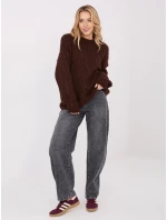 Jumper IN SW 33831.25 tmavohnedý