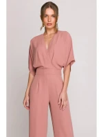Dámsky overal S395 svetlohnedý - Stylove Dámsky overal S395 svetlohnedý - Stylove