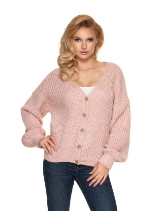 Sveter na zapínanie model 156914 PeeKaBoo