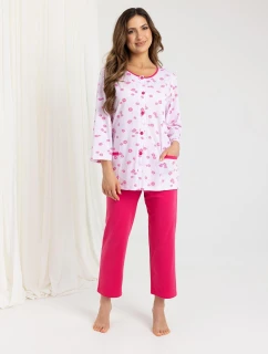 Regina 723 7/8 M-XL Z25/26 dámske pyžamo bez zipsu