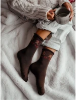 Milena Ponožky 0118-013 Vianočné dámske froté 37-41