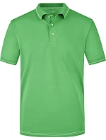 Daiber JN 569 Pánske elastické polo tričko z džerseju 02.0569 limetkovozelená/biela Daiber JN 569 Pánske elastické polo tričko z džerseju 02.0569 limetkovozelená/biela