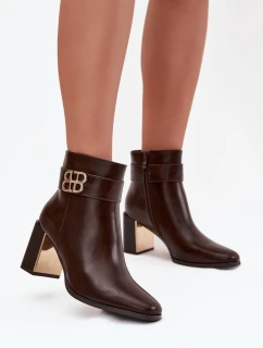 Topánky na podpätku model 220693 Step in style