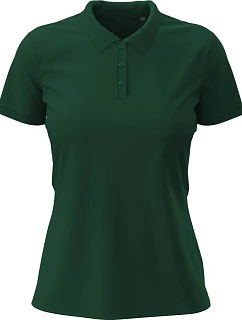 Stedman Stretch Polo Women Dámske elastické polo tričko z hrubej bavlny 05.9740 fľaškovozelená