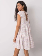 Šaty D50051Z30268 biela ružová