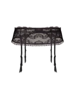 Čierny dámsky podväzkový pás LILLY Čierny dámsky podväzkový pás LILLY