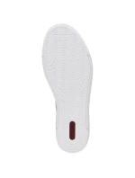 Pohodlné kožené topánky Rieker W RKR641 white