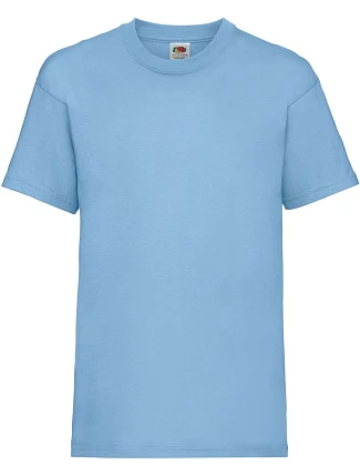 Fruit of the Loom Kids Valueweight T Detské tričko 16.1033 sky blue Fruit of the Loom Kids Valueweight T Detské tričko 16.1033 sky blue