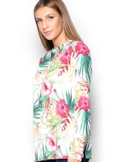 Košeľa s dlhým rukávom model 63916 Katrus