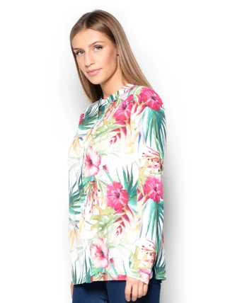 Košeľa s dlhým rukávom model 63916 Katrus