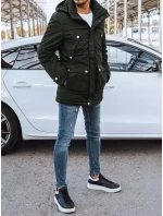Pánska zimná zelená bunda FashionStreet TX4280