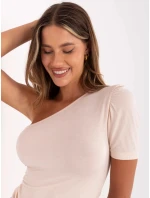 Svetloružové dámske tričko na jedno rameno (190101) Svetloružové dámske tričko na jedno rameno (190101)