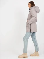 Dámska bunda NM KR L22 9872 .93 čierna a béžová