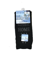 Pánske domáce ponožky 21460 black - WiK Pánske domáce ponožky 21460 black - WiK