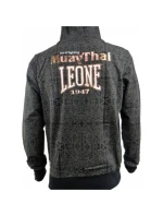 LEONE pánska mikina LSM905/S16 čierna XXL