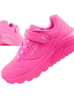 Skechers Uno Lite Detské športové tenisky Ružová Pohodlné