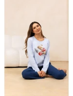 Regina 728 long/r S-XL Z25/26 dámske pyžamo