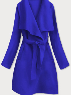 Minimalistický dámsky kabát v nevädzovej farbe (747ART)