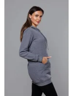 Tmavosivá dámska klokanie mikina (YS10003-5) Tmavosivá dámska klokanie mikina (YS10003-5)