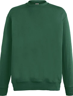Fruit of the Loom Lightweight Set-In Sweat Pánska mikina 16.2156 fľaškovozelená