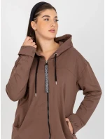 Mikina RV BL 8266.34P hnedá