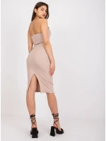 Šaty RV SK 7687.30 béžová Šaty RV SK 7687.30 béžová