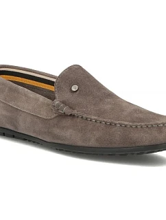 Pánske kožené mokasíny taupeFilippo MP923