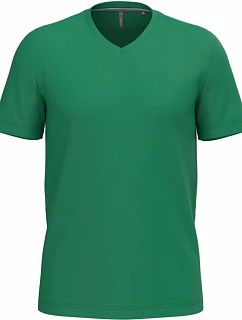 Kariban K 357 Pánske tričko s výstrihom do V 20.K357 kelly green