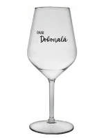 PANI DOKONALÁ - priehľadný nerozbitný pohár na víno 470 ml