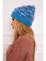 Bublinková čiapočka K219 modrá