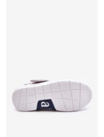 Dziecięce Baleriny W Kwiatuszki Granatowo-Szare Noah