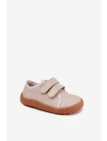 Detské barefootové papuče Froddo Canvas G1700440-1 Zlaté Detské barefootové papuče Froddo Canvas G1700440-1 Zlaté
