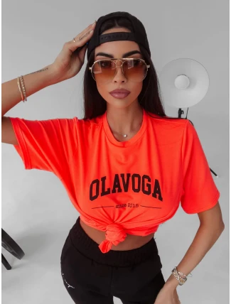 Dámske tričko 277114 koralová - Ola Voga Dámske tričko 277114 koralová - Ola Voga