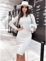 Svetlé béžové svetrové šaty DREAMY MY2015