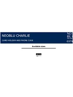 NEOBLU Charlie Puzdro na mobilný telefón s držiakom na karty 24.3797 deep black NEOBLU Charlie Puzdro na mobilný telefón s držiakom na karty 24.3797 deep black