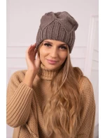 Dámska čiapka Liliana K375 cappuccino