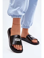 Dámske papuče pre mladých LEVI'S VPOL0251S-2693 Čierne s brokátom Dámske papuče pre mladých LEVI'S VPOL0251S-2693 Čierne s brokátom
