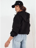 Dámska prechodná bunda s kapucňou ISCAR čierna FashionStreet TY4209