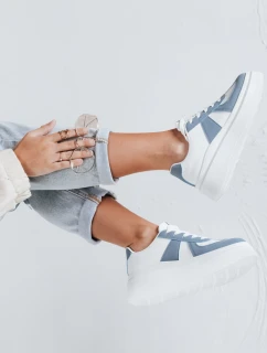 Dámske tenisky na platforme MODNIKKI blue FashionStreet ZY1003