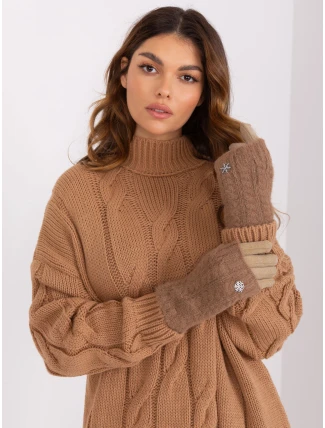 AT RK 231405 rukavice.08X tmavá lila