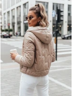 Dámska prešívaná prechodná bunda LILYWOOL camel FashionStreet TY3715