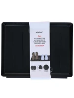 ODKAPÁVAČ NA TOPÁNKY DRŽIAK NA KVETY MISKA PRE DOMÁCE ZVIERATÁ ČIERNA 3 KS