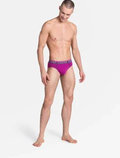 Pánske slipy Luxe 39022-MLC 2-dielna sada námornícka modrá a bobuľová - Henderson