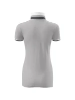 Polokošeľa Collar Up strieborná šedá