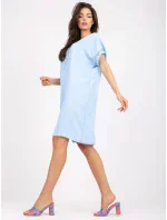 Šaty DHJ SK 0123.60P svetlo modrá