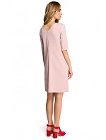 Dámské šaty S113 pudrové - Stylove