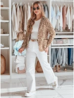 Dámska bunda do pása MARABELL beige FashionStreet PY0127 Dámska bunda do pása MARABELL beige FashionStreet PY0127