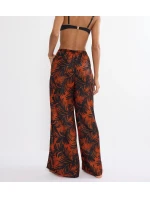 Letné saténové nohavice - BROWN - TRIUMPH BROWN - TRIUMPH