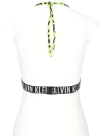 Dámska plavková podprsenka KW0KW02331 OIC neon yellow printed - Calvin Klein Dámska plavková podprsenka KW0KW02331 OIC neon yellow printed - Calvin Klein